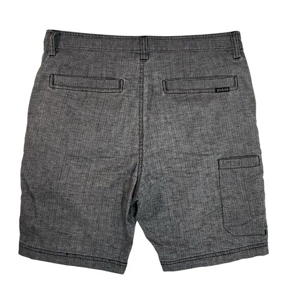 prAna Hemp Blend Stretch Shorts Men’s 32" Waist 8ʺ Inseam Sustainable - Picture 3 of 7